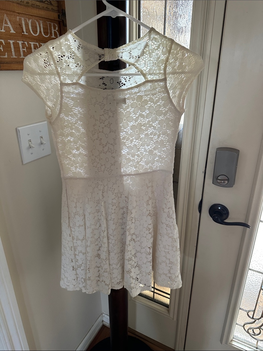 Abercrombie kids Sleeve V-Neck Peplum Dress